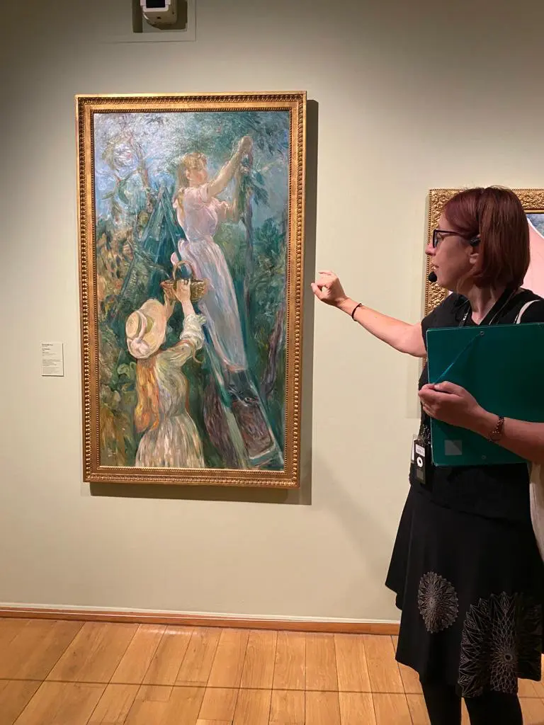 J'illustre ici une œuvre de la célèbre Berthe Morisot, la seule femme peintre du cercle impressionniste, à laquelle Nice, Gênes et Turin, consacrent une splendide rétrospective dont je suis le guide officiel en français et en italien.